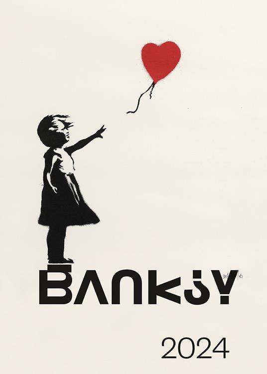 Calendario Banksy 2024 da parete (30 x 42 cm) - Gianluca Marziani