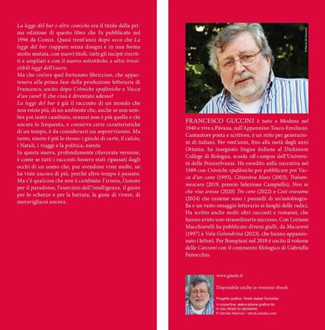 La legge del bar. E altre irresistibili leggi dell'essere - Francesco Guccini - 2