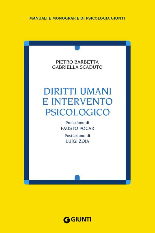 Diritti umani e intervento psicologico - Pietro Barbetta,Gabriella Scaduto - ebook
