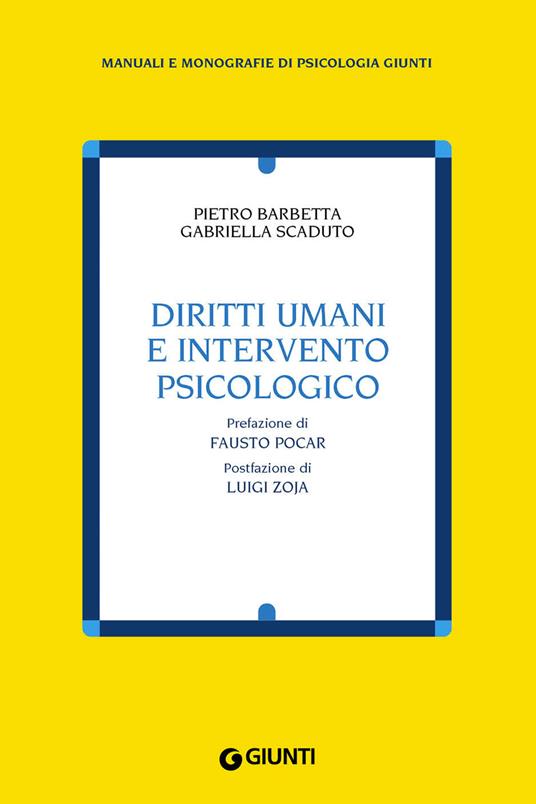 Diritti umani e intervento psicologico - Pietro Barbetta,Gabriella Scaduto - ebook