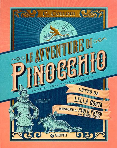 Le avventure di Pinocchio. Storia di un burattino (ristampa anastatica 1883). Edizione speciale 140 anni. Con audiolibro accessibile da QR code e pergamena di presentazione - Carlo Collodi - copertina