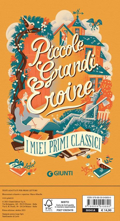 Piccole grandi eroine. I miei primi classici: Il giardino segreto-Piccole donne-Il mago di Oz-Anna dai capelli rossi - Frances Hodgson Burnett,Louisa May Alcott,L. Frank Baum - 4