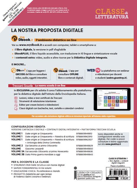  Classe di letteratura. Con e-book. Con espansione online. Vol. 1 - 2