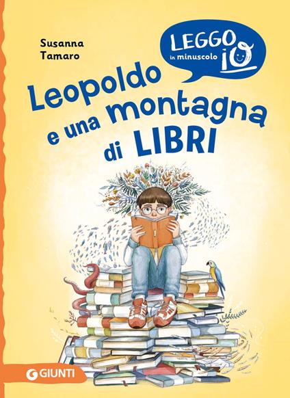 Leopoldo e una montagna di libri. Ediz. a colori - Susanna Tamaro - copertina