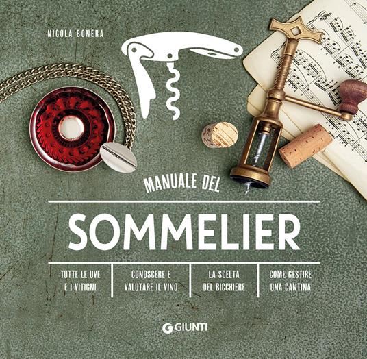 Manuale del sommelier - Nicola Bonera - copertina