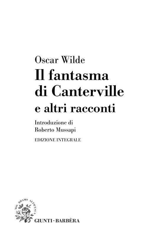 Il fantasma di Canterville e altri racconti - Oscar Wilde - 3