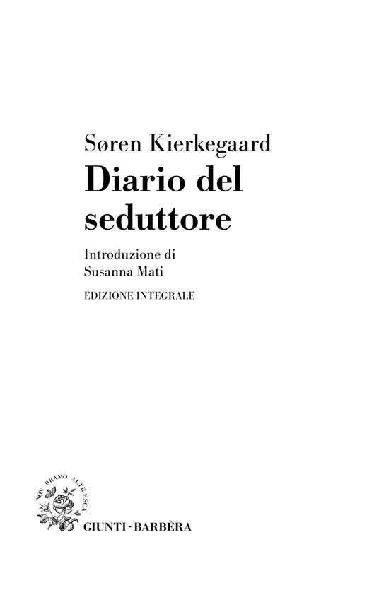 Diario del seduttore - Søren Kierkegaard - 3
