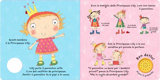 Il vasino della principessa. Premi il pulsante. Evviva! Evviva! Ediz. illustrata - Andrea Pinnington - 3