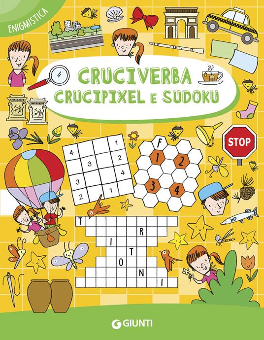 Cruciverba, crucipixel e sudoku - Giorgio Di Vita,Elvira Marinelli - copertina