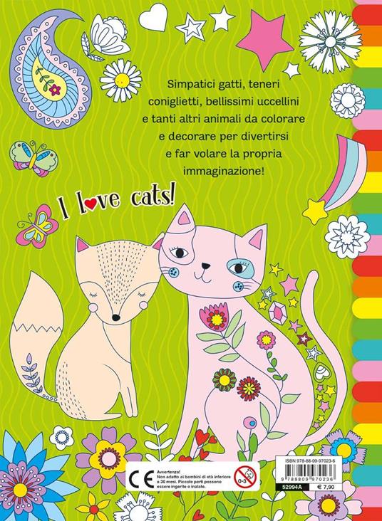 Gatti e altri animali. Coloring book. Ediz. illustrata - 2