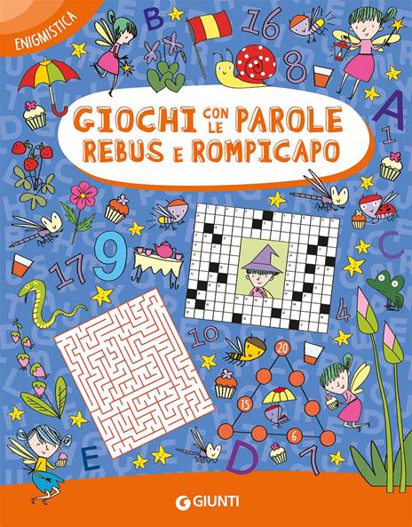 Giochi con le parole rebus e rompicapo - copertina