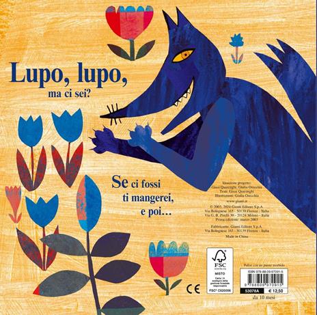Lupo lupo, ma ci sei? Ediz. a colori - Giusi Quarenghi,Giulia Orecchia - 2