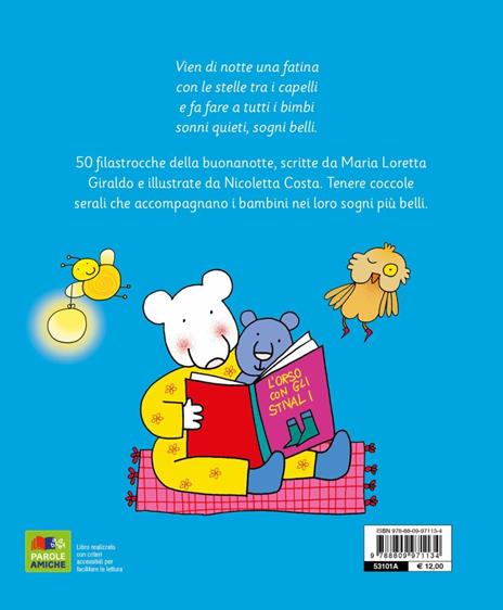 50 filastrocche dolci dolci per serene ninne nanne! Ediz. a colori - Maria Loretta Giraldo,Nicoletta Costa - 7