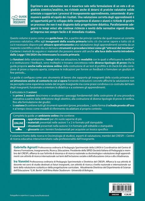 Valutare gli apprendimenti nella scuola primaria. Metodologie e materiali per la valutazione in ingresso, in itinere e finale. Con Contenuto digitale per accesso online - Gabriella Agrusti,Ira Vannini - 6