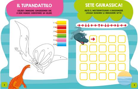 Dinosauri. Gioca e colora. Ediz. a colori - 3