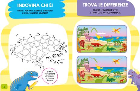 Dinosauri. Gioca e colora. Ediz. a colori - 4
