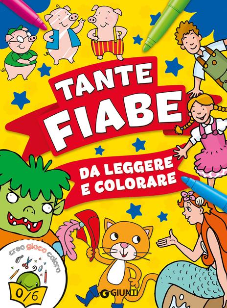 Tante fiabe da leggere e colorare - copertina