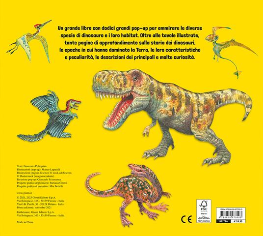 Il libro pop-up dei dinosauri. Ediz. a colori - Francesca Pellegrino - 7