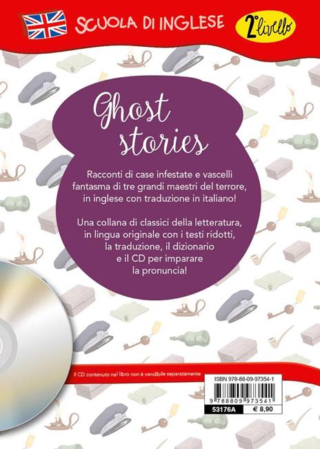 Ghost stories. Con CD Audio - Jerome K. Jerome,Montague Rhodes James,Edgar Allan Poe - 2