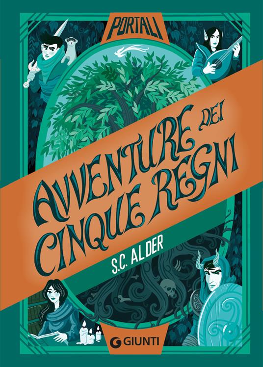 Avventure dei cinque regni - S.C. Alder - copertina