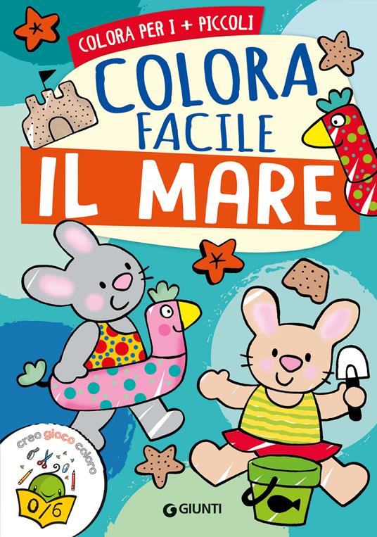 Colora facile il mare. Ediz. illustrata - copertina