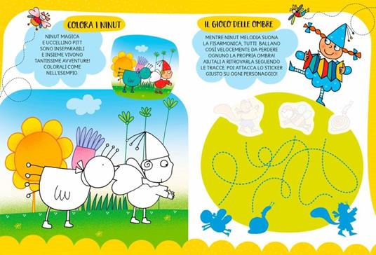 Colora e gioca con i Ninut. Ediz. a colori - Maria Loretta Giraldo - 5