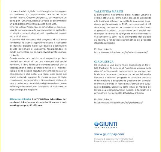 Galateo LinkedIn. Educazione civica, identità digitale e mondo del lavoro - Valentina Marini,Giada Susca - 3