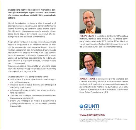 Uccidi il marketing. Come trasformare i costi del marketing in profitti - Joe Pulizzi,Robert Rose - 3