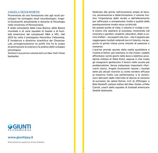Grinta. Il potere della passione e della perseveranza - Angela Duckworth - 2