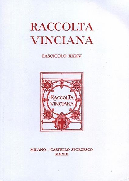Raccolta vinciana (2013). Vol. 35 - copertina