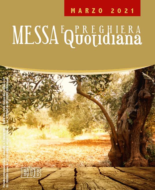 Messa e preghiera quotidiana (2021). Vol. 3: Marzo - copertina