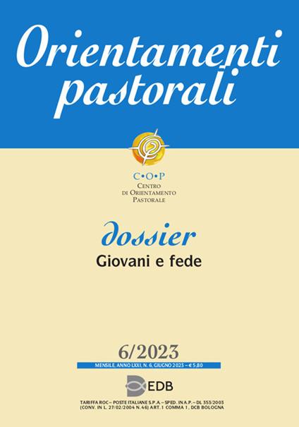 Orientamenti pastorali (2023). Vol. 6 - copertina