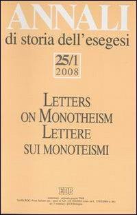 Annali di storia dell'esegesi (2008). Vol. 25/1 - copertina