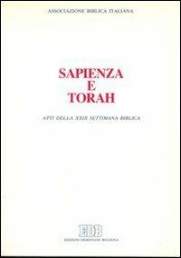Sapienza e Torah. Atti della 29ª Settimana biblica - copertina