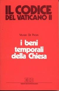 I beni temporali della Chiesa - Velasio De Paolis - copertina