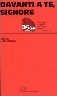 Davanti a te, Signore - copertina