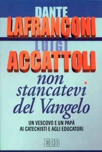 Non stancatevi del Vangelo. Un vescovo e un papà ai catechisti e agli educatori - Dante Lafranconi,Luigi Accattoli,Luigi Accattoli - copertina