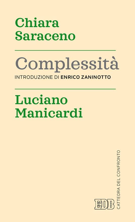 Complessità - Chiara Saraceno,Luciano Manicardi - copertina