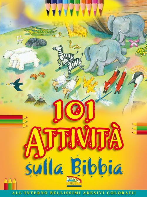 101 attività sulla Bibbia. Con adesivi. Ediz. illustrata - Bethan James,Honor Ayres - copertina