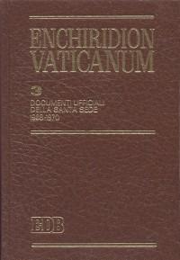 Enchiridion Vaticanum. Vol. 3: Documenti ufficiali della Santa Sede (1968-1970). - copertina