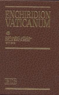 Enchiridion Vaticanum. Vol. 6: Documenti ufficiali della Santa Sede (1977-1979) - copertina