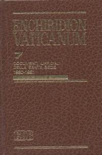 Enchiridion Vaticanum. Vol. 7: Documenti ufficiali della Santa Sede (1980-1981) - copertina