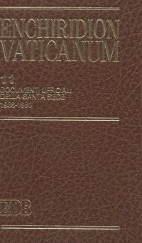 Enchiridion Vaticanum. Vol. 11: Documenti ufficiali della Santa Sede (1988-1989) - copertina
