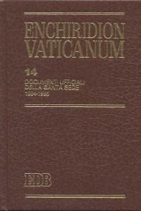 Enchiridion Vaticanum. Vol. 14: Documenti ufficiali della Santa Sede (1994-1995) - copertina