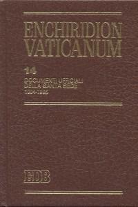 Enchiridion Vaticanum. Vol. 14: Documenti ufficiali della Santa Sede (1994-1995). - copertina