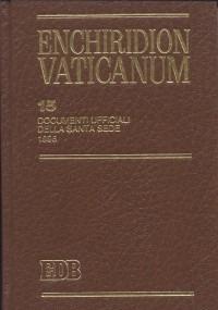 Enchiridion Vaticanum. Vol. 15: Documenti ufficiali della Santa Sede (1996). - copertina