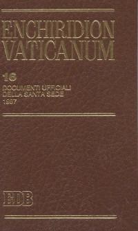 Enchiridion Vaticanum. Vol. 16: Documenti ufficiali della Santa Sede (1997) - copertina