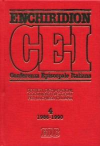 Enchiridion CEI. Decreti, dichiarazioni, documenti pastorali per la Chiesa italiana (1986-1990). Vol. 4 - copertina