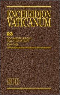 Enchiridon Vaticanum. Vol. 23: Documenti ufficiali della Santa Sede (2005-2006) - copertina
