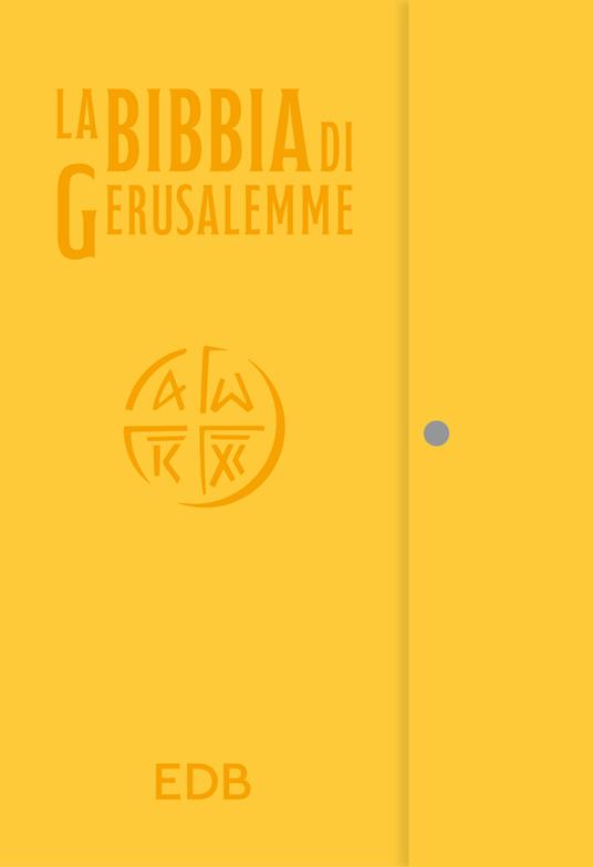 La Bibbia di Gerusalemme. Ediz. gialla - copertina